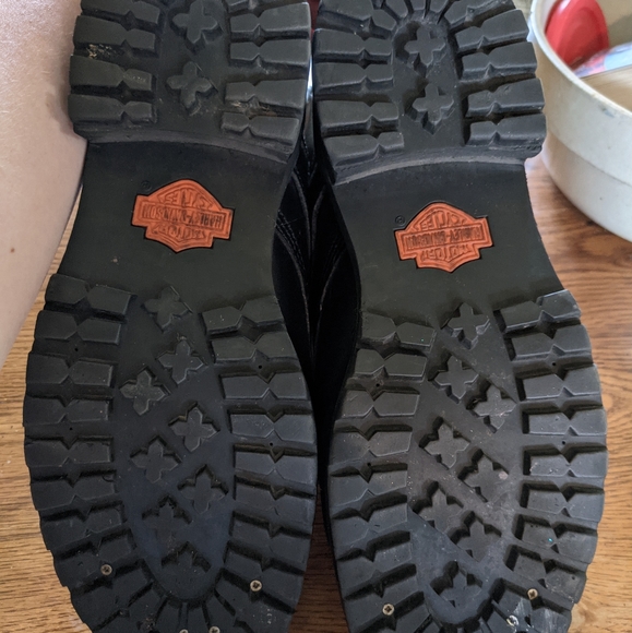 Harley Davidson Faded Glory Steel Toed Moto Boots - Picture 7 of 10